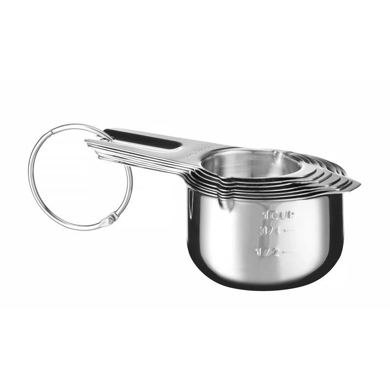 Messbecher-Set 7-teilig aus Edelstahl 596487 by Hendi color Svart