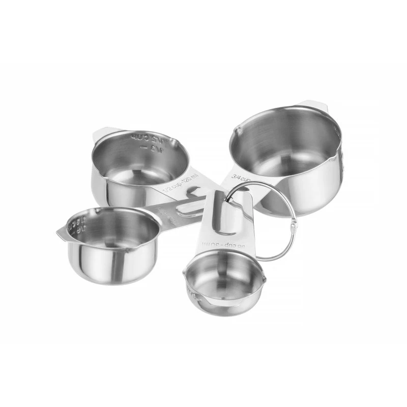 Messbecher-Set 4-teilig aus Edelstahl 596494 by Hendi color Svart