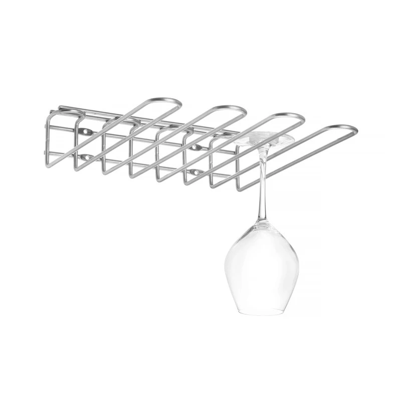 Glashalter Edelstahl 3-reihig 596500 by Hendi color Svart
