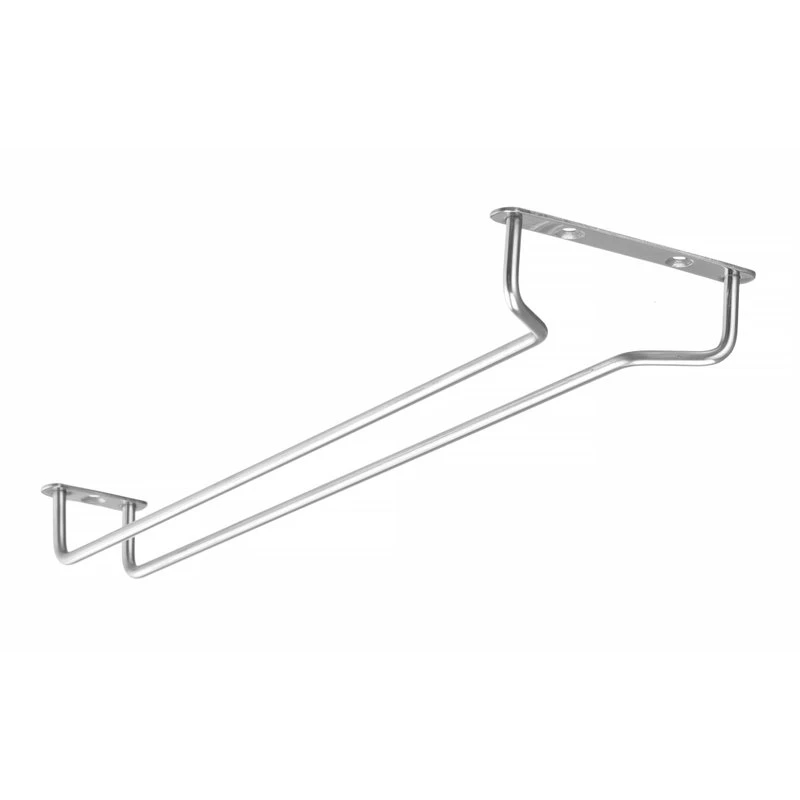 Gläserhalter Edelstahl 1-reihig 596517 by Hendi color Svart
