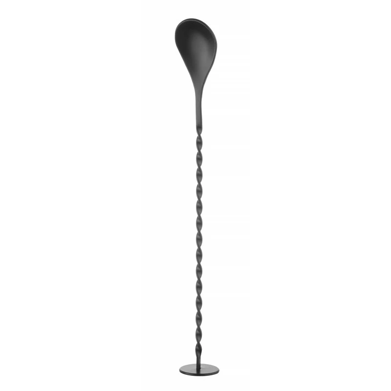 Barlöffel mit Stößel Edelstahl schwarz beschichtet 596586 by Hendi color Svart