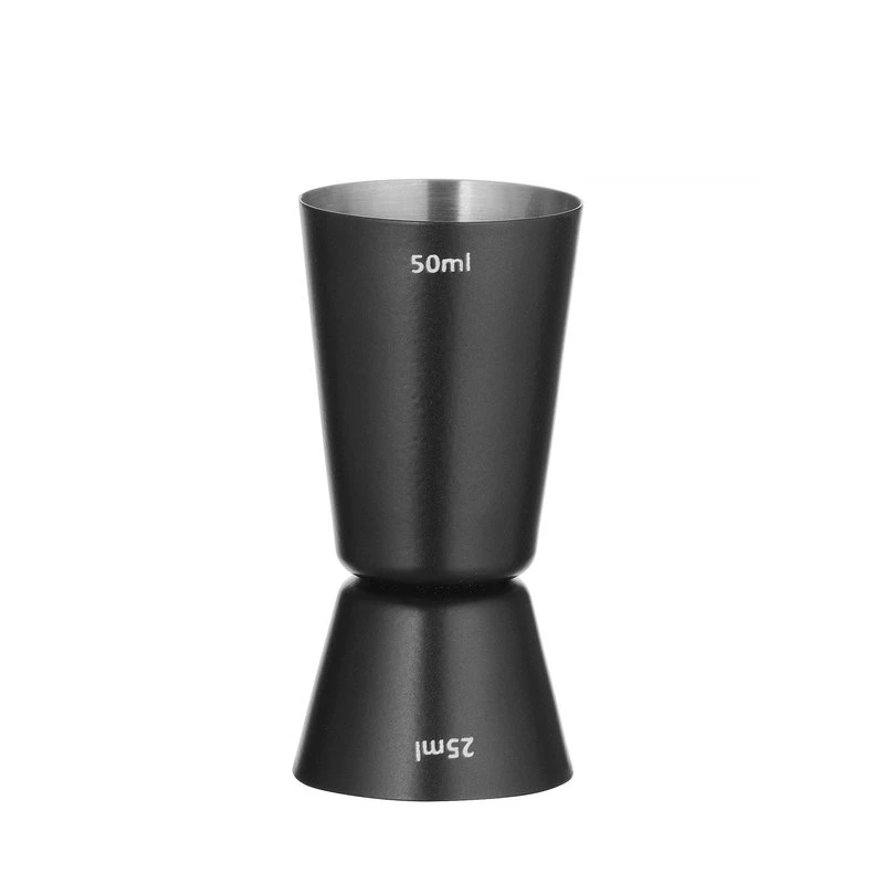 Heavy Jigger Schwarz 25 + 50 ml 40x85 mm 596647 by Hendi color Svart
