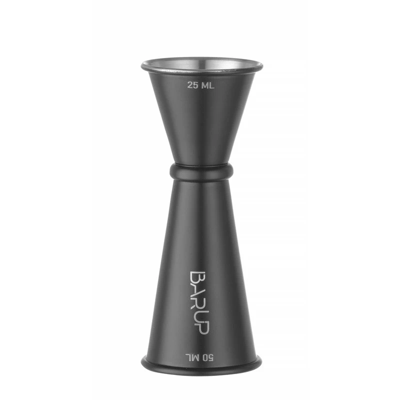 Jigger mit Ring Schwarz 25-50 ml 596654 by Hendi color Svart