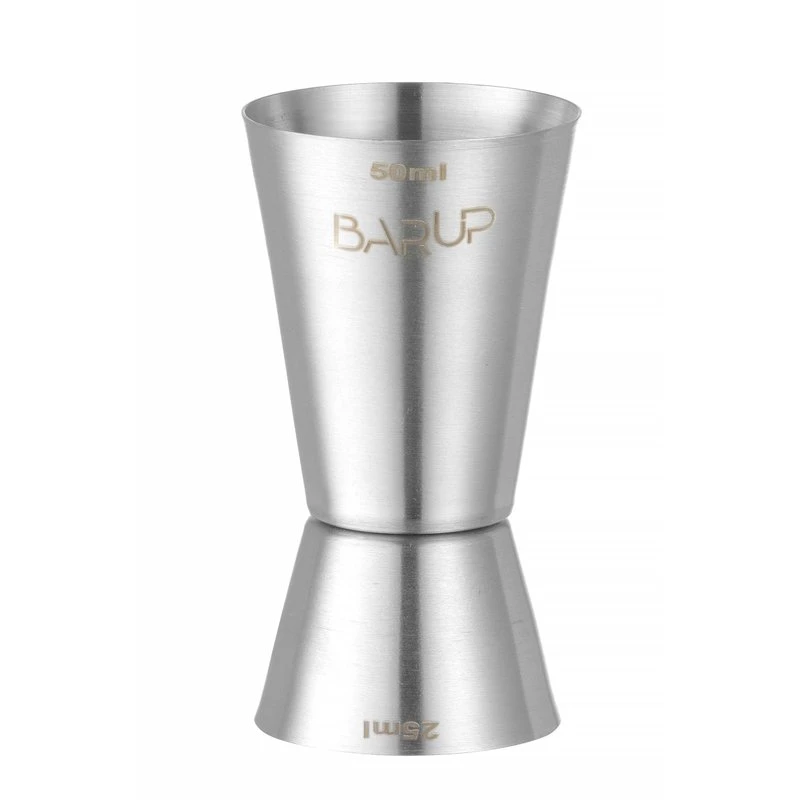 Jigger Edelstahl 25 und 50 ml 43x85 mm 596722 by Hendi color Svart
