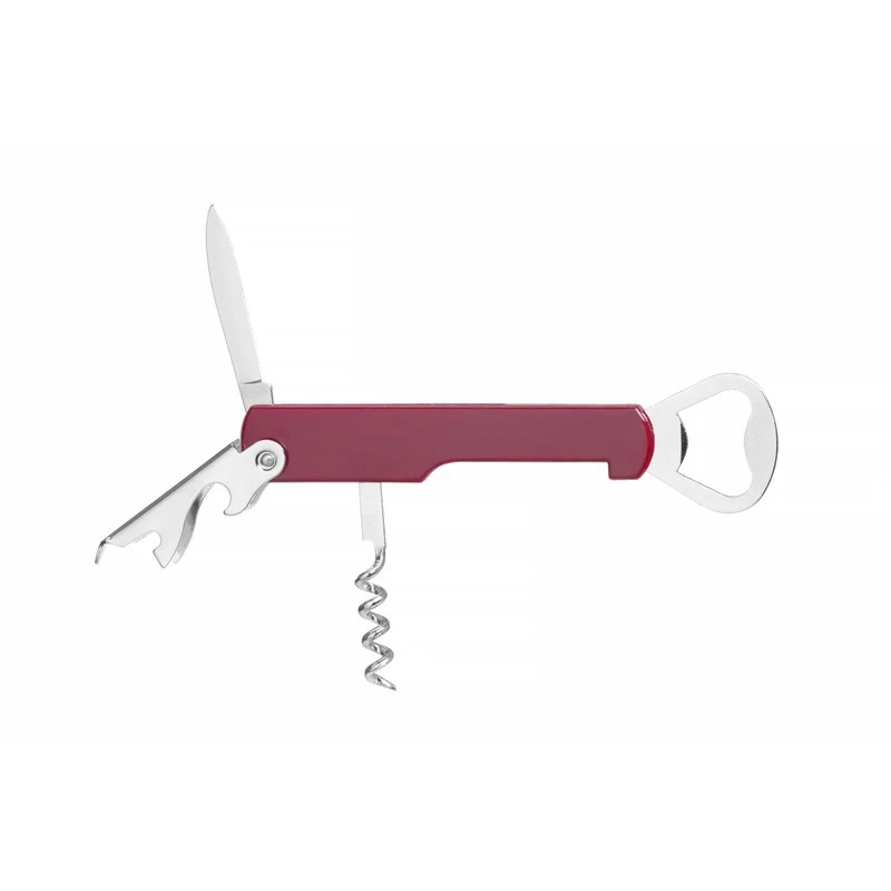 Kellnermesser verchromt mit ABS-Griff 4 Funktionen 596807 by Hendi color Svart