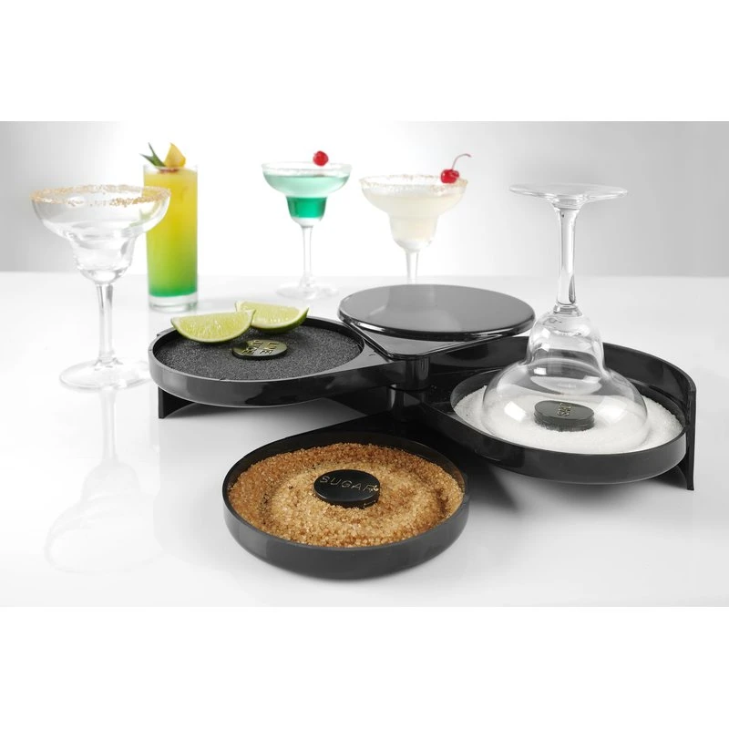 Glasrimmer 3-stufig ABS 200x160x75 mm 596777 by Hendi color Svart