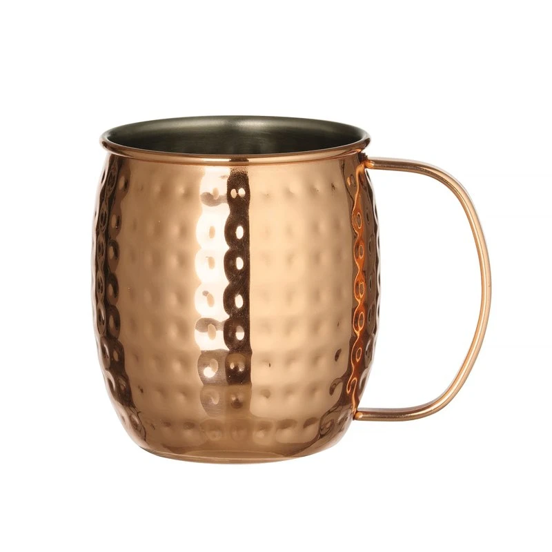 Moscow Mule Becher 0,4 l kupferbeschichtet 596982 by Hendi color Svart
