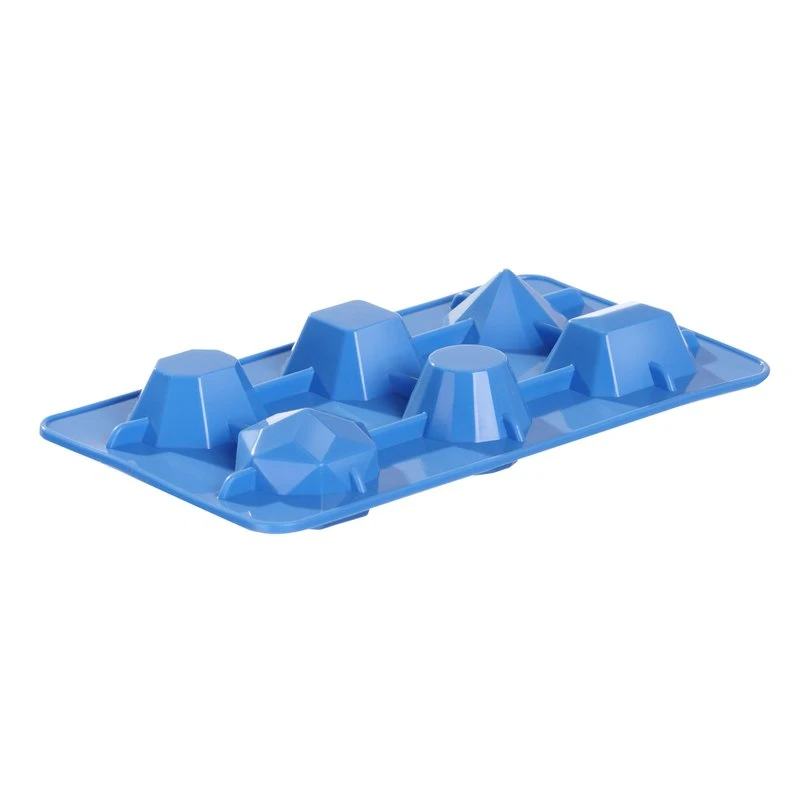 Eiswürfelform Edelsteinform Silikon 6 Stk. 679012 by Hendi color Svart