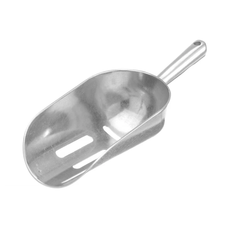 Gelochte Eisschaufel Aluminium rund 0,35 l 521434 by Hendi color Svart