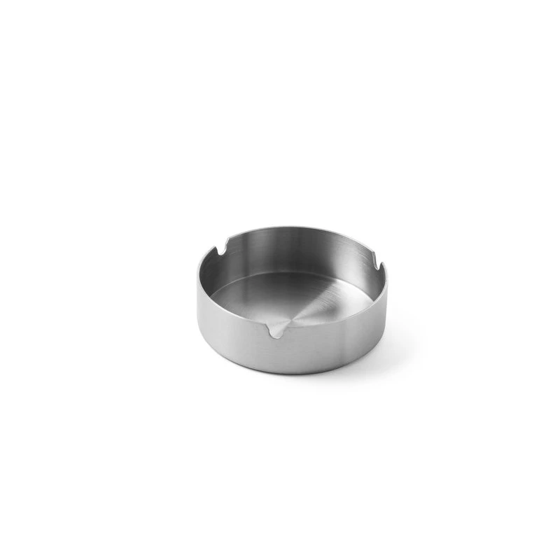 Stapelbarer Aschenbecher Edelstahl 80x30 mm 440803 by Hendi color Svart