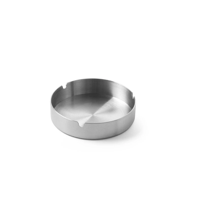 Stapelbarer Aschenbecher Edelstahl 80x30 mm 440803 by Hendi color Svart