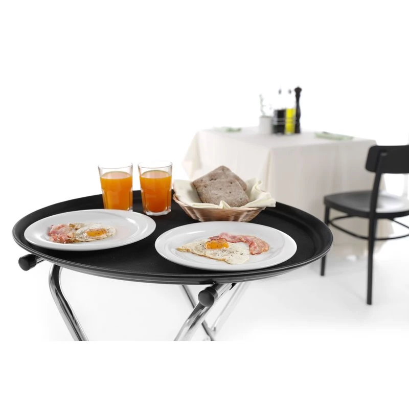 Serviertablett oval XL 735x600 mm FRP 508831 by Hendi color Svart