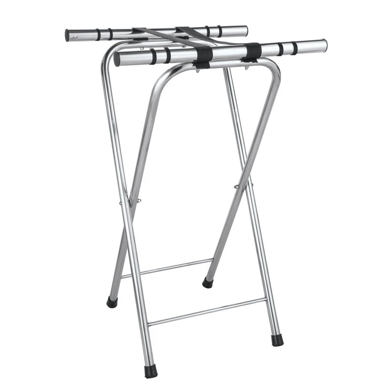 Klappbarer Tablettständer Edelstahl 520x410x800 mm 810507 by Hendi color Silver