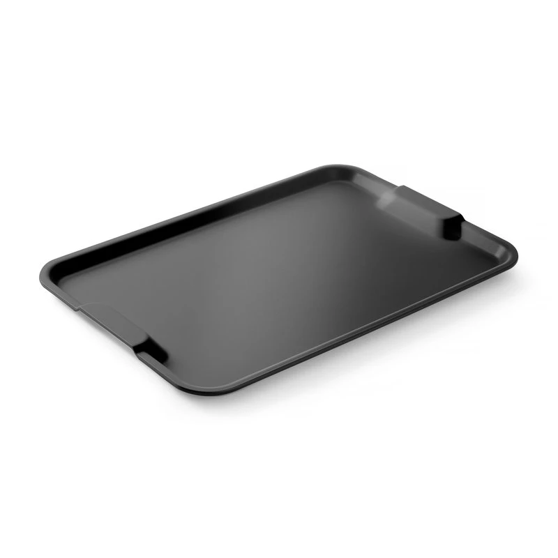 Serviertablett Grau mit Griffen Euronorm 530x370 mm PP 878163 by Hendi color Svart