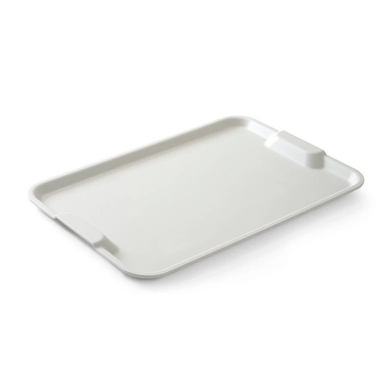 Serviertablett Grau mit Griffen Euronorm 530x370 mm PP 878163 by Hendi color Svart