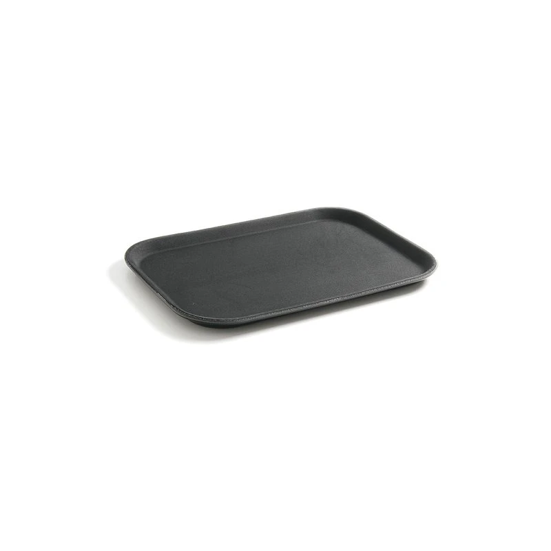 Serviertablett rechteckig Schwarz 255x355 mm rutschfest PP 878118 by Hendi color Svart