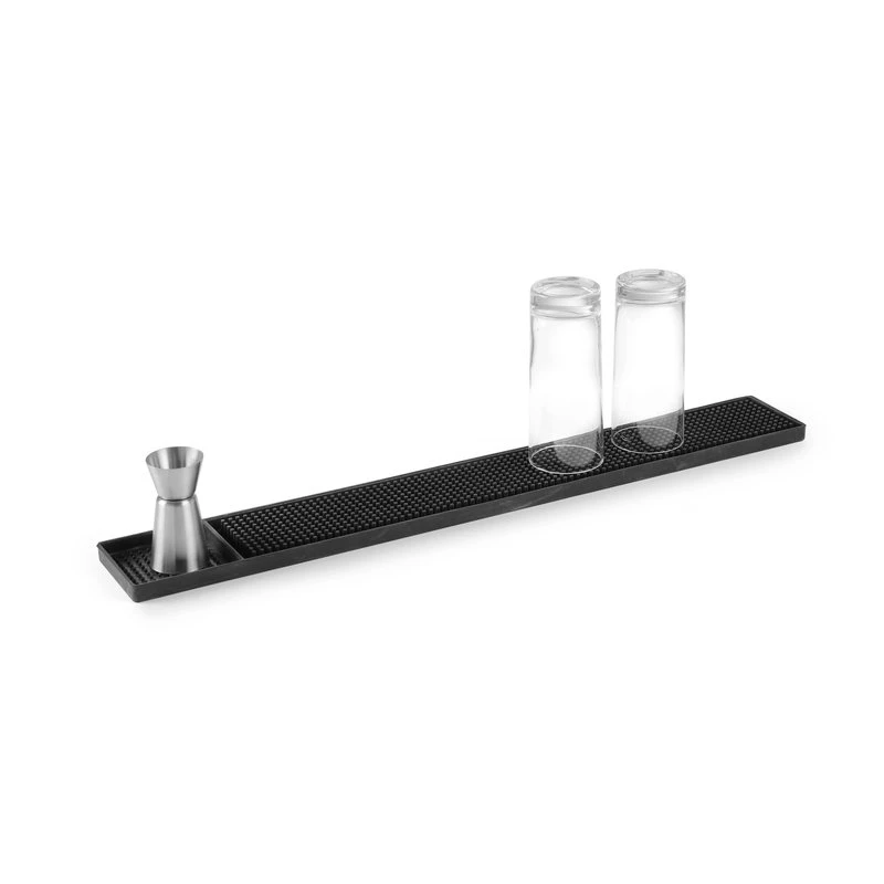 Barmatte 610x80x15 mm schwarzes Gummi 597965 by Hendi color Svart