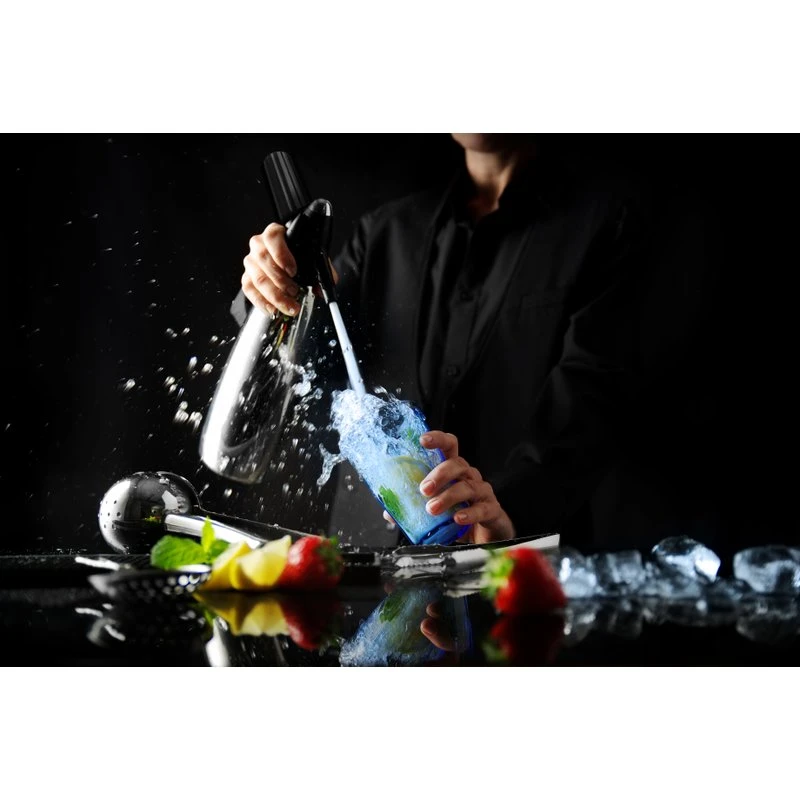 Sodasiphon Edelstahl 1 l ø100x(H)320 mm 588574 by Hendi color Svart