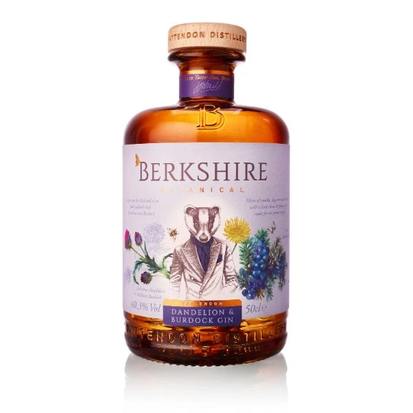 Berkshire Dandelion & Burdock Gin FL 50 09-10019040 by Berkshire color Svart