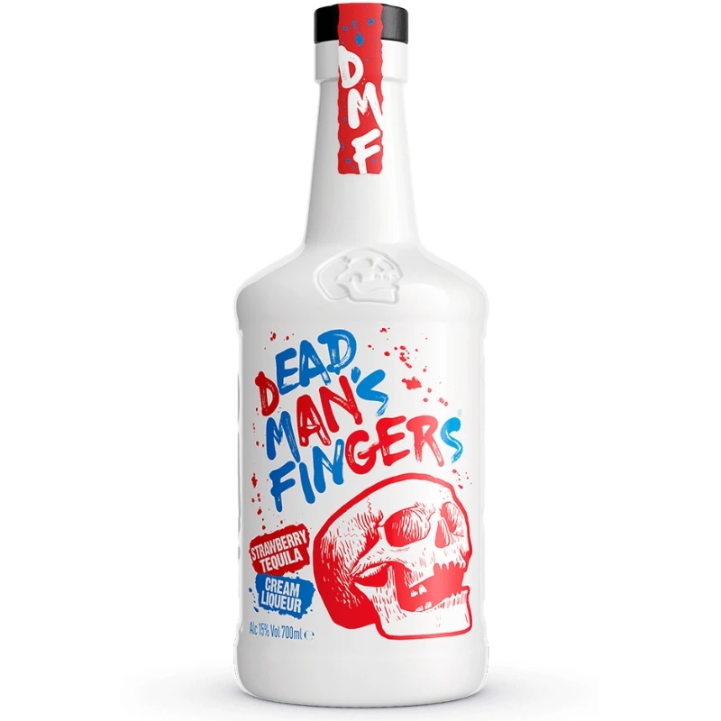 Dead Man's Fingers Strawberry Tequila Cream 70 cl 09-10020704 by Dead Man's color Svart