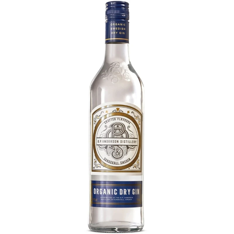O.P. Anderson Organic Dry Gin 70 cl 207732 by OPANDERSON color Svart