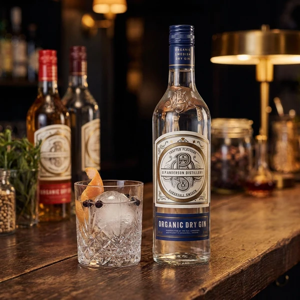 O.P. Anderson Organic Dry Gin 70 cl 207732 by OPANDERSON color Svart