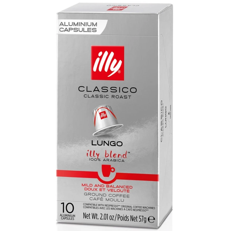 Illy Nespresso Classico Lungo Kapseln 10 Stk. 2001433 by Illy color Svart