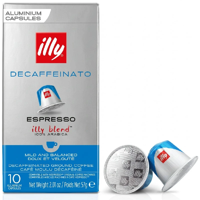 Illy Nespresso Decaf Entkoffeinierte Kaffeekapseln 10 Stk. 2001443 by Illy color Svart