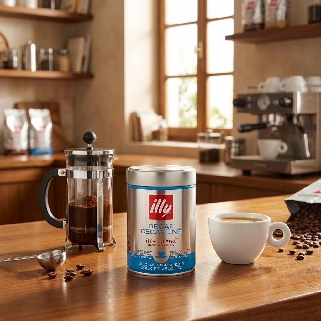 Illy Decaf Gemahlener Kaffee Entkoffeiniert 125g 2001193 by Illy color Svart