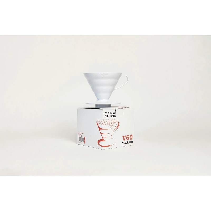 Hario V60 Kunststoff-Handfilter 02 - Weiß VD-02W by Hario color Svart