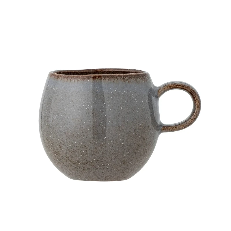 Bloomingville Sandrine Tasse - Grau - Steingut - 27 cl 82059335 by Bloomingville color Svart