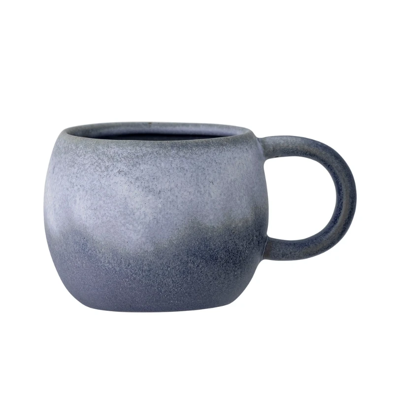 Bloomingville Elia Becher - Steingut - 48 cl - Blau 82055622 by Bloomingville color Svart