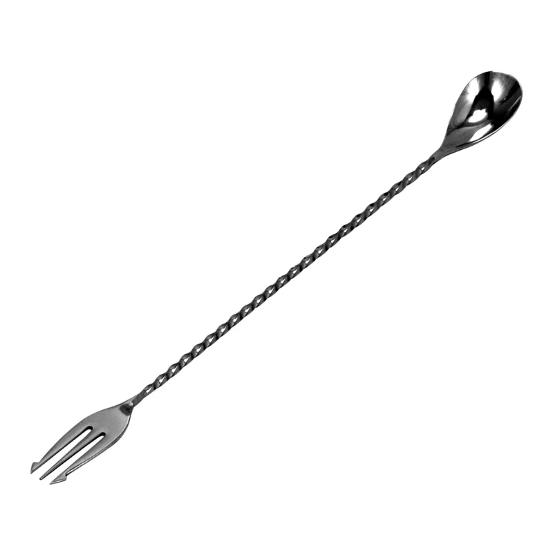 Barprofessional Barlöffel Trident 30 cm - Schwarz TPBL030 by Barprofessional color Svart