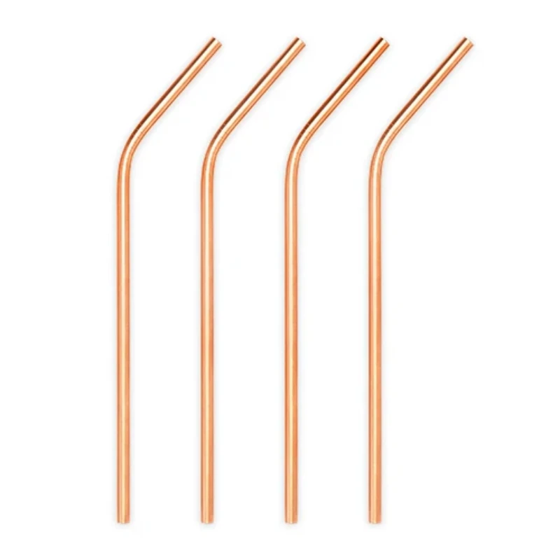 Barprofessional Metall-Trinkhalme 6mm – 4 Stk. – Kupfer RSIEC04 by Barprofessional color Svart