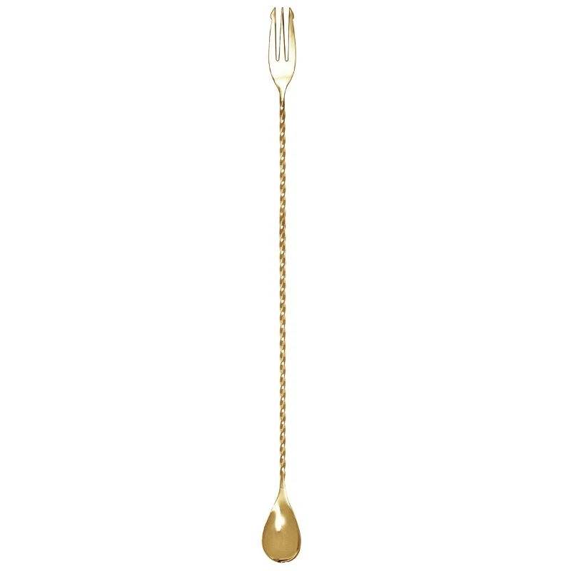 Barprofessional Barlöffel Trident 30 cm – Gold MGS0030 by Barprofessional color Svart