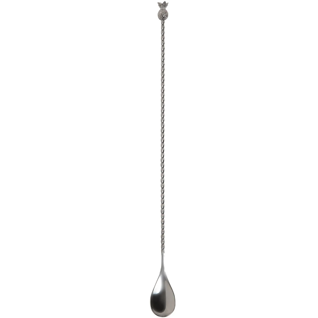 Barprofessional Barlöffel Ananas 33 cm – Silber BSPS033 by Barprofessional color Svart