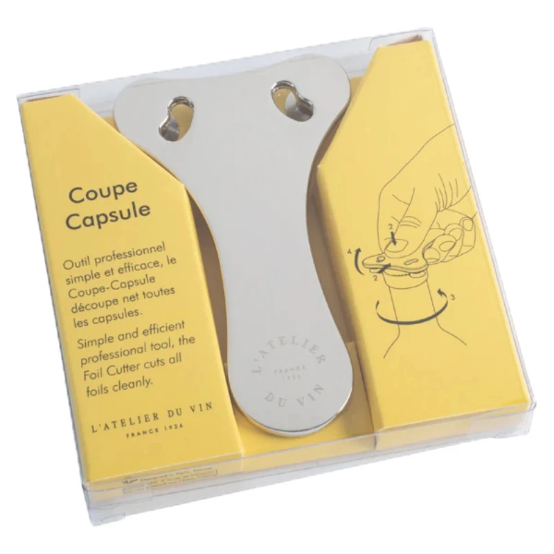 L'Atelier du Vin Coupe-capsule métal chromé - Kapselschneider 95284 by L'Atelier du Vin color Svart