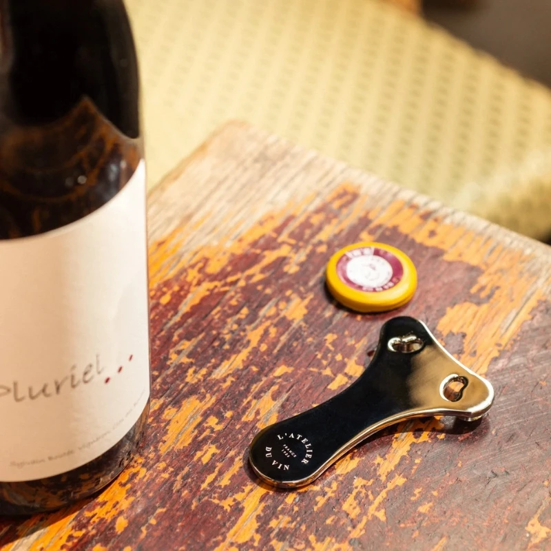 L'Atelier du Vin Coupe-capsule métal chromé - Kapselschneider 95284 by L'Atelier du Vin color Svart