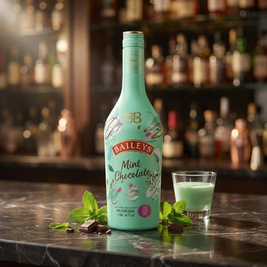 Baileys Mint Chocolate Likör 70 cl 63472 by BAILEYS color Svart