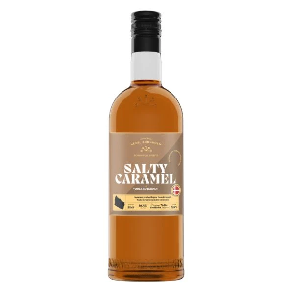 Bornholm Shot Salt Karamel FL 70 1007373 by Bornholm Spirits color Svart