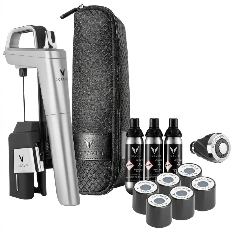 Coravin® Timeless Six+ Weinkonservierungssystem – Silbergrau 112331 by Coravin color Silvergrå
