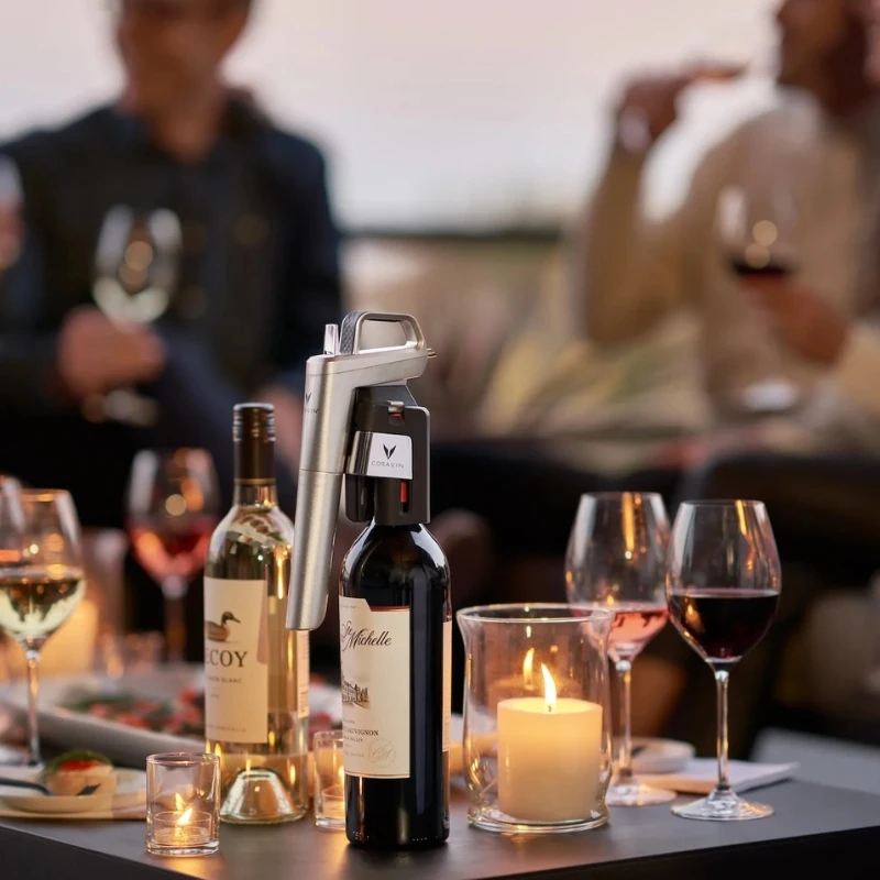 Coravin® Timeless Six+ Weinkonservierungssystem – Silbergrau 112331 by Coravin color Silvergrå