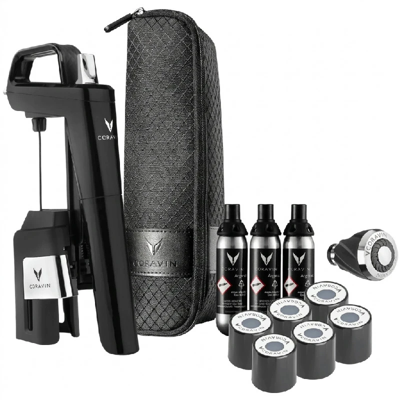 Coravin Timeless Six+ Weinkonservierungssystem – Piano Black 112326 by Coravin color Piano Svart