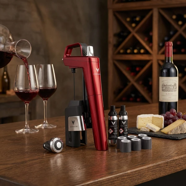 Coravin® Timeless Six+ Weinkonservierungssystem – Rot 112336 by Coravin color Röd