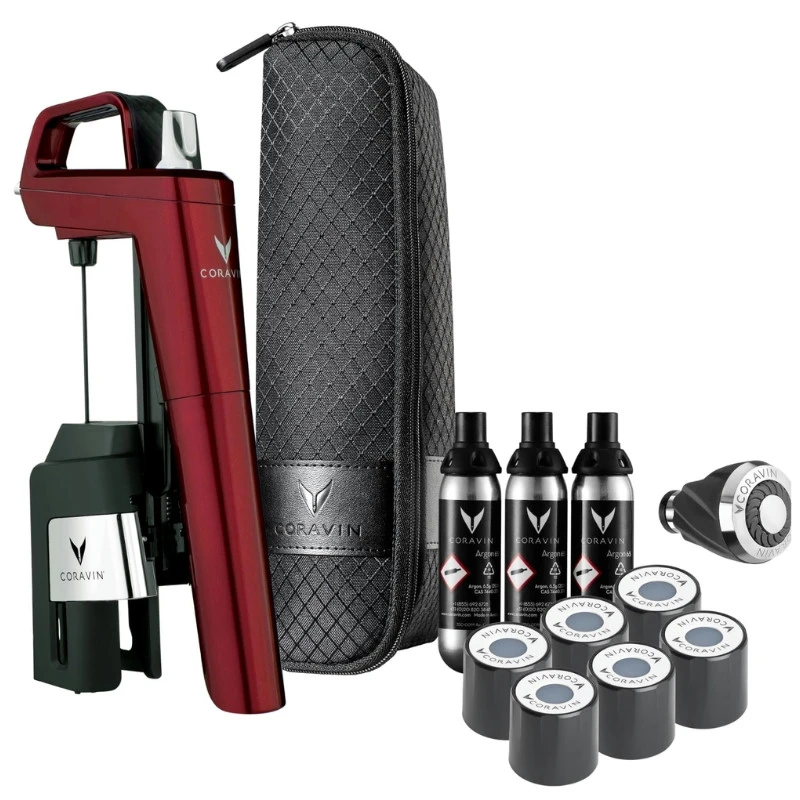 Coravin® Timeless Six+ Weinkonservierungssystem – Rot 112336 by Coravin color Röd