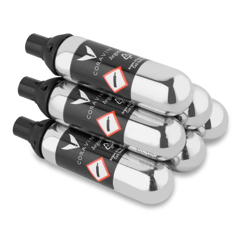 Coravin® Pure™ Argon-Patronen – 6er-Pack 410006 by Coravin color Svart