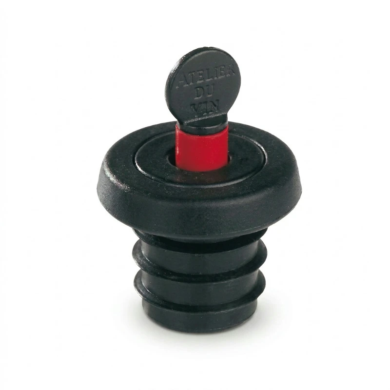 Bouchons ON/OFF Weinverschlüsse – 3er-Set 95045 by L'Atelier du Vin color Svart