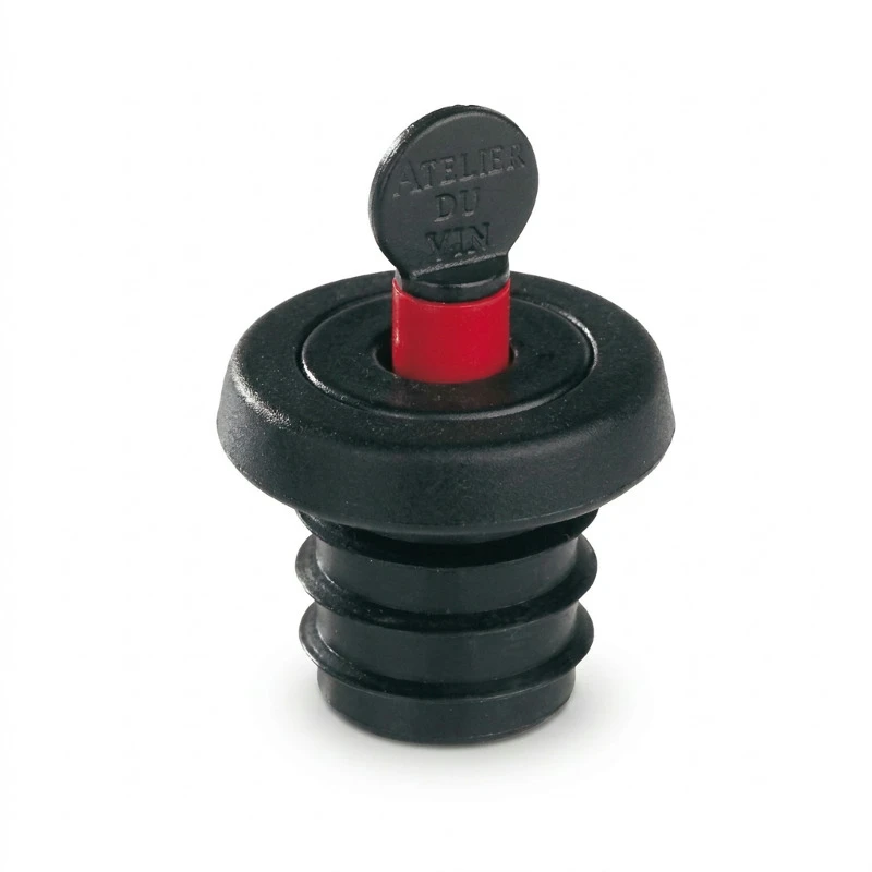 Bouchons ON/OFF Weinverschlüsse – 3er-Set 95045 by L'Atelier du Vin color Svart