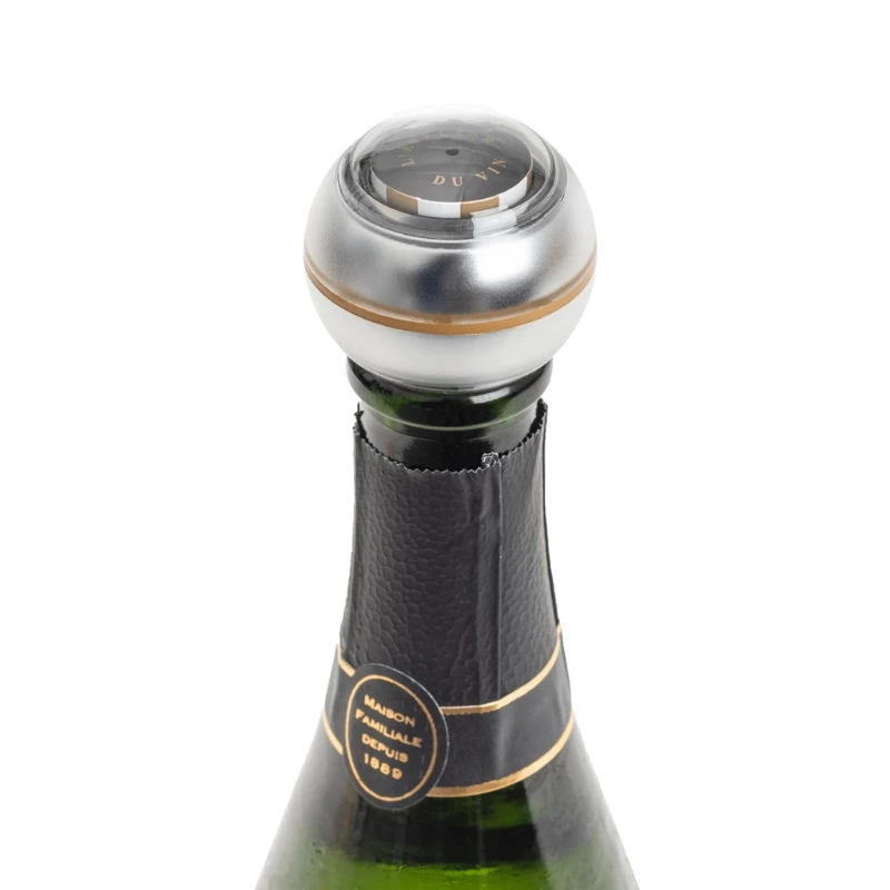Bubble Indicator - Champagnerverschluss 95075 by L'Atelier du Vin color Svart
