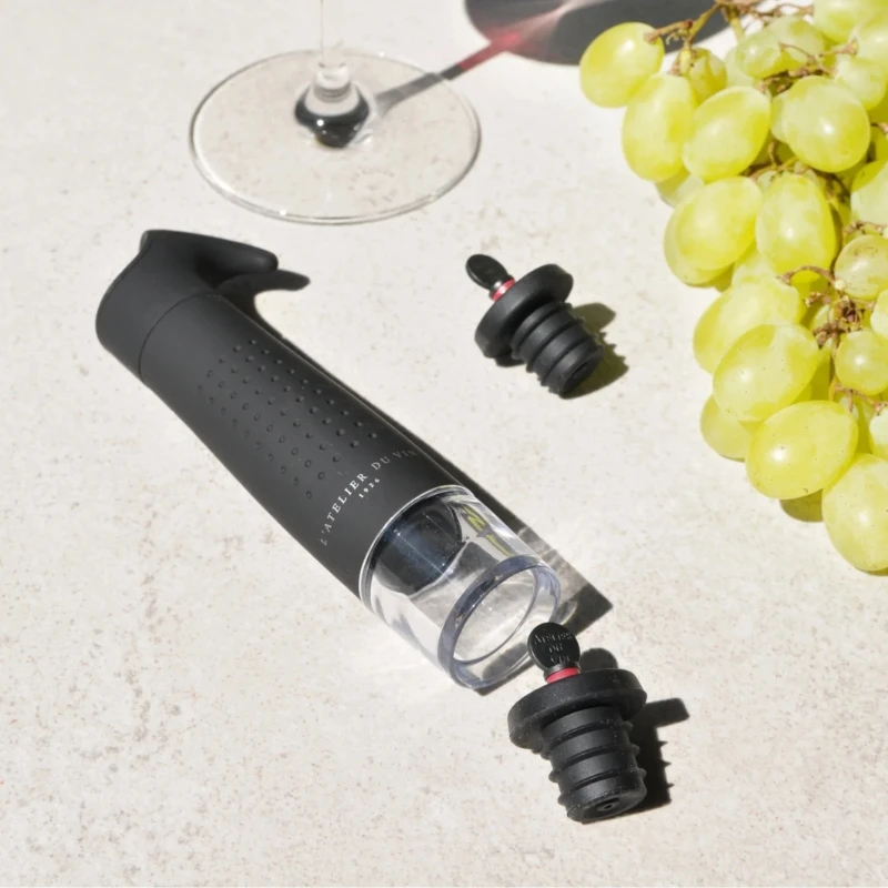 Gard'Vin ON/OFF Wein-Vakuumpumpensystem 95382 by L'Atelier du Vin color Svart